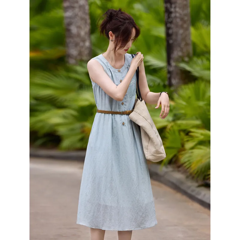 A Paradise For Awakening Sleeveless Dress Women's-3