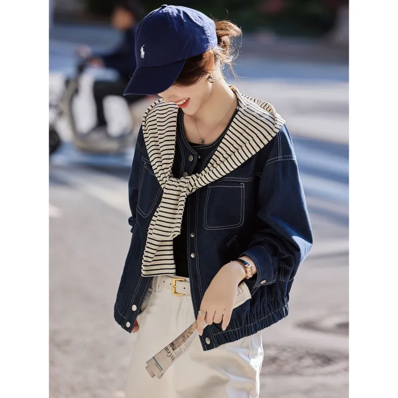 A Paradise For Awakening Denim Jacket Women's-11