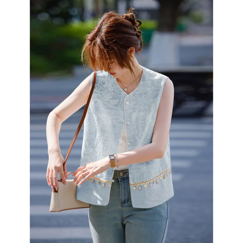 A Paradise For Awakening Vest Women's-13