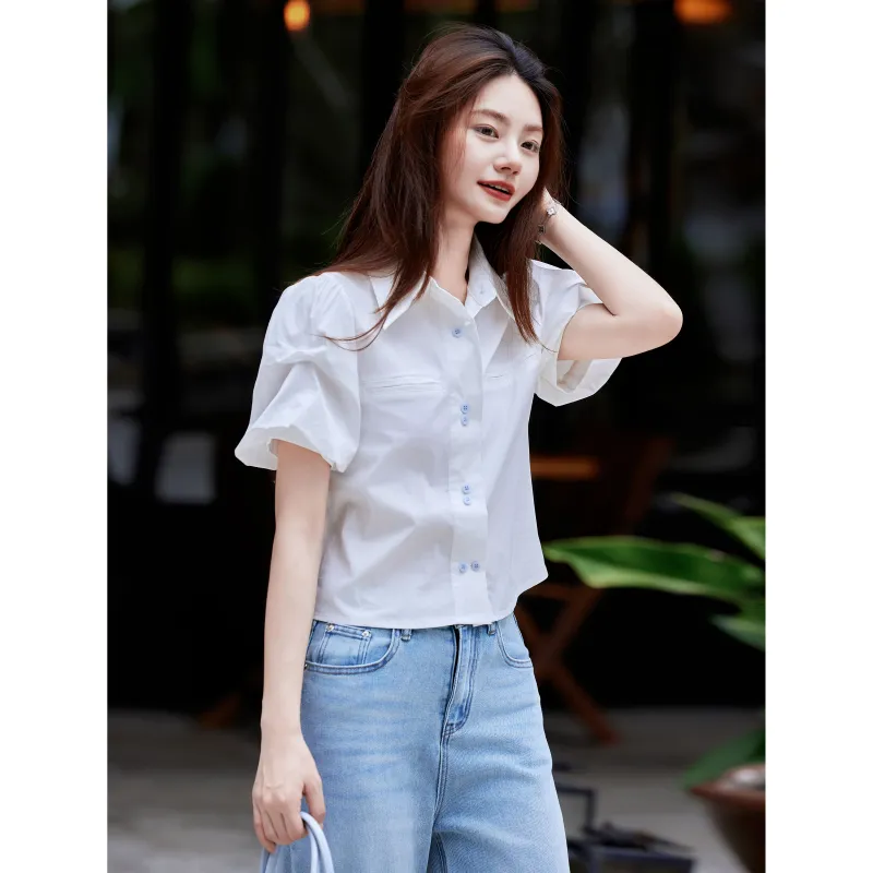 A Paradise For Awakening Shirt Women's White-5