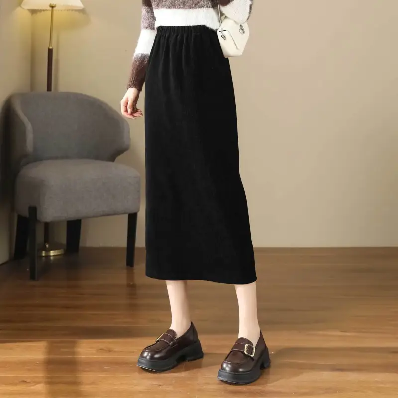 A paradise for awakening Casual Long Skirts Women's-13