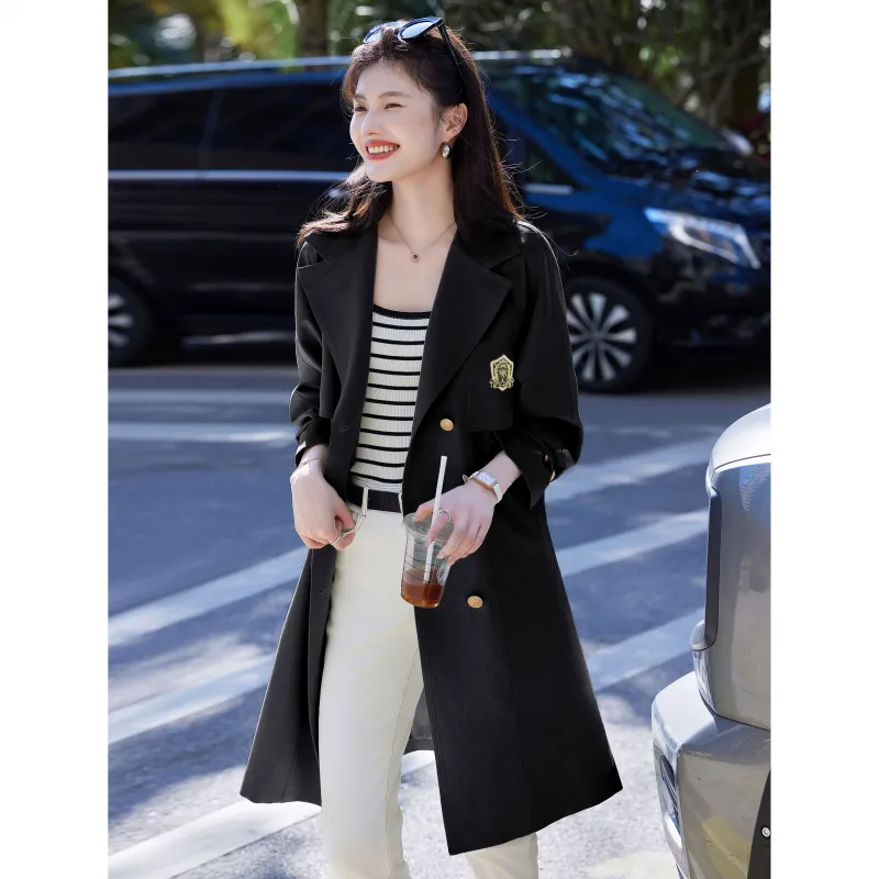 A Paradise For Awakening Trench Coat Women's-13