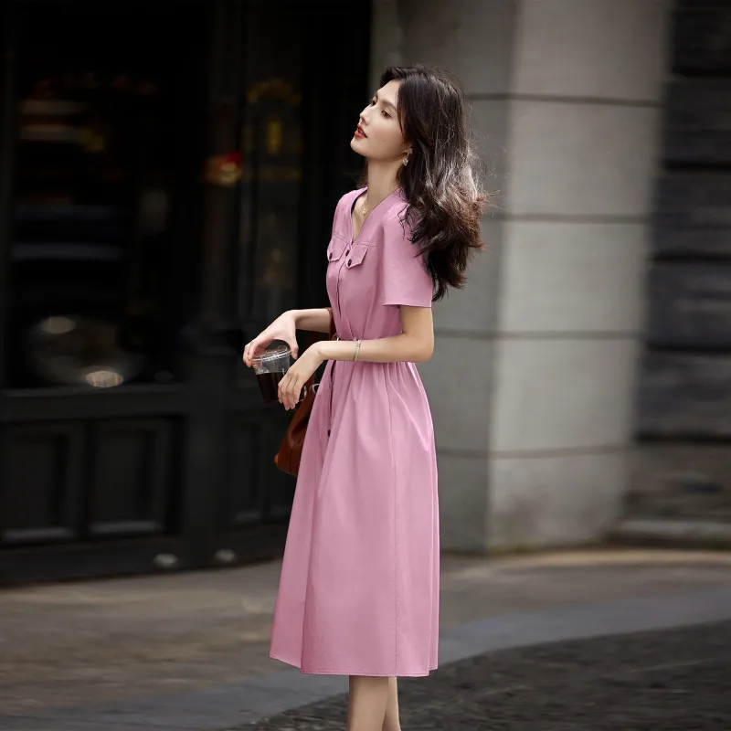 A Paradise For Awakening Short Sleeved Dress Women's-8