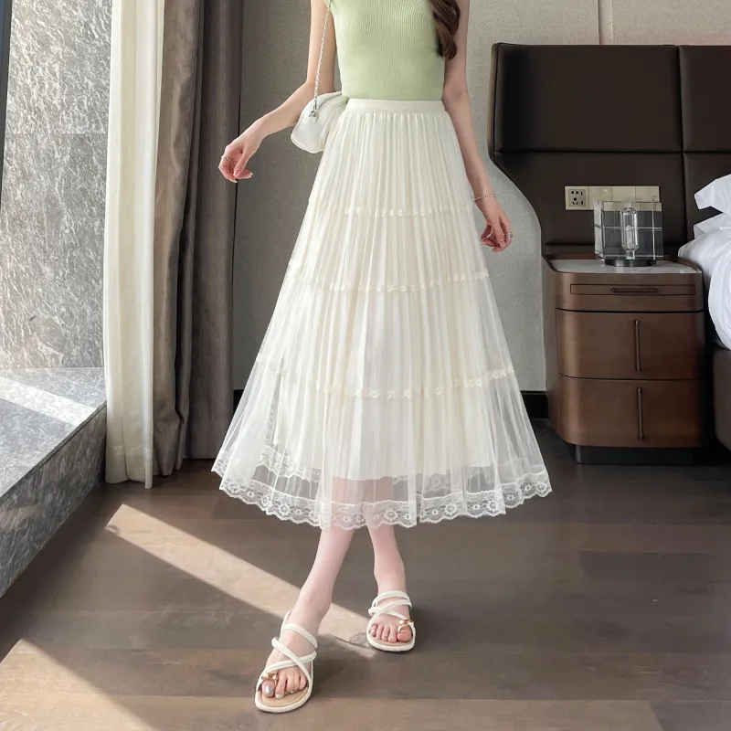 A Paradise For Awakening Casual Long Skirt Women's-2