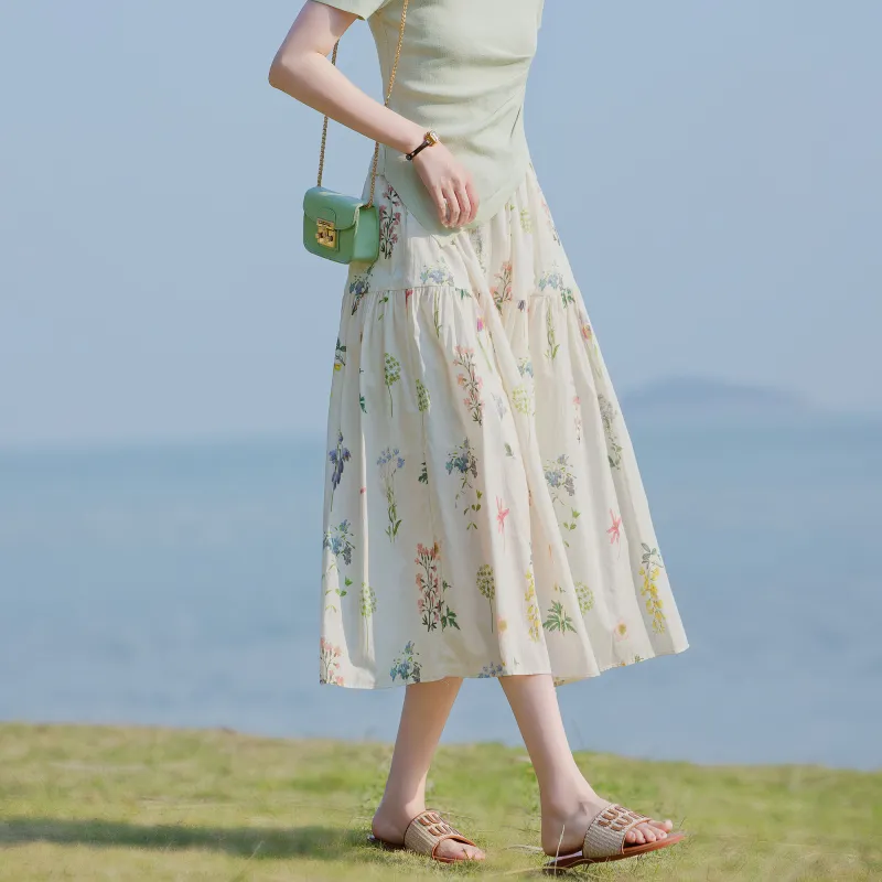 A Paradise For Awakening Casual Long Skirt Women's-4