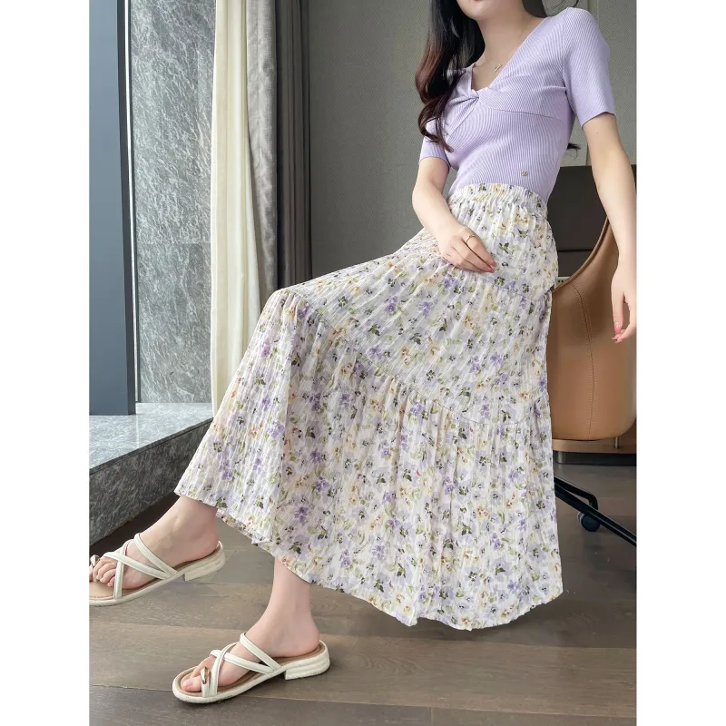 A Paradise For Awakening Casual Long Skirt Women's-4
