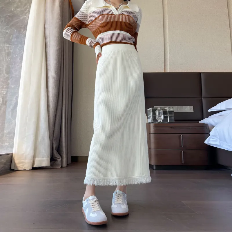 A Paradise For Awakening Casual Long Skirts Women's-2