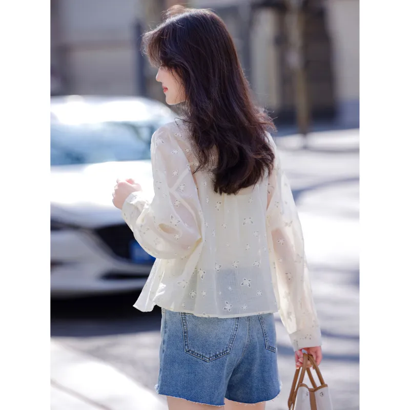 A Paradise For Awakening Cropped Coat Women's Beige-2
