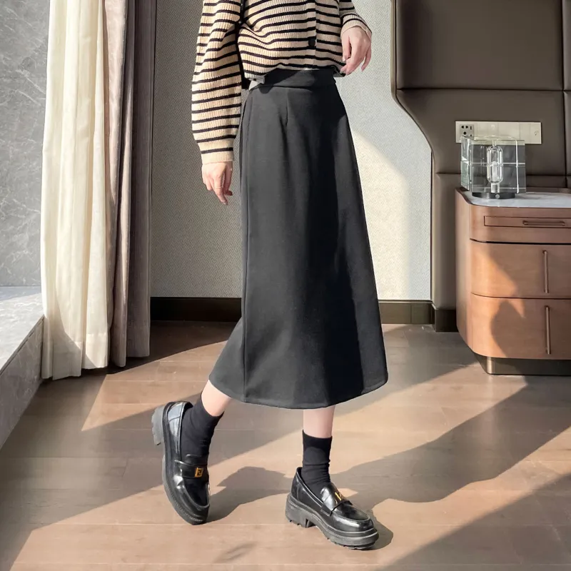 A Paradise For Awakening Casual Long Skirts Women's-4