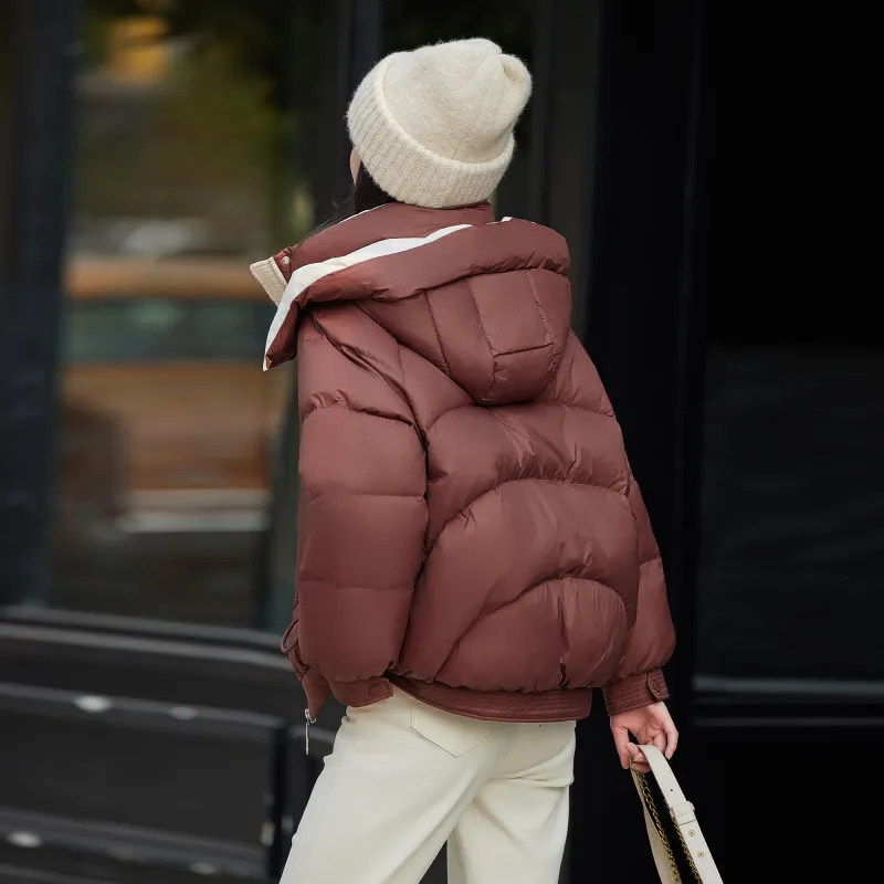 A Paradise For Awakening Down Jacket Women's Brick Red-2