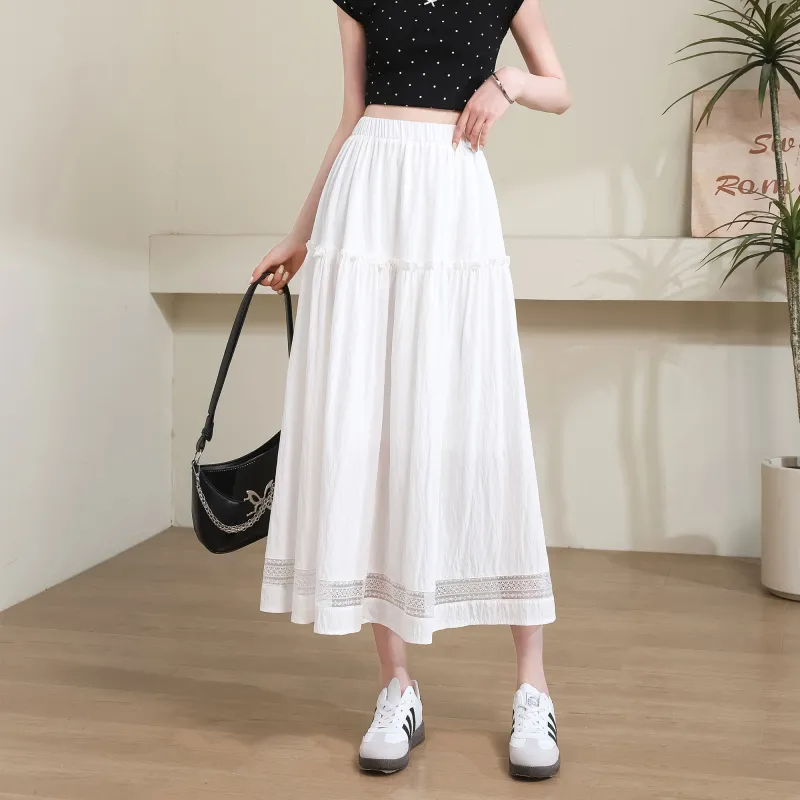 A Paradise For Awakening Casual Long Skirt Women's-2