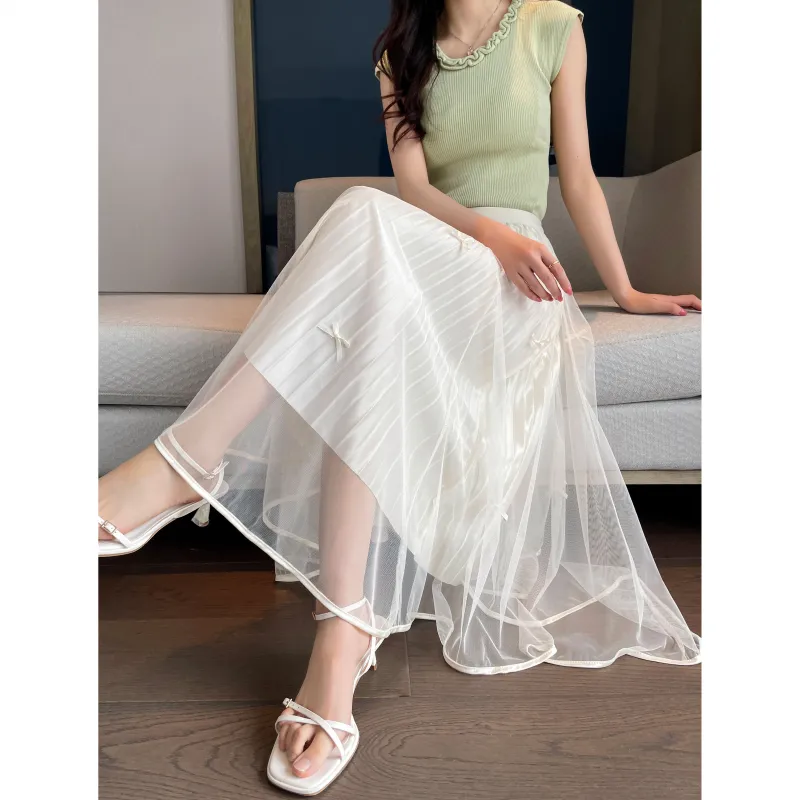 A Paradise For Awakening Casual Long Skirt Women's-6