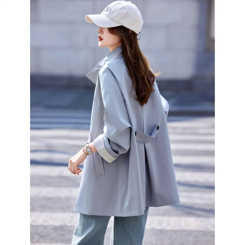 A Paradise For Awakening Trench Coat Women's-13