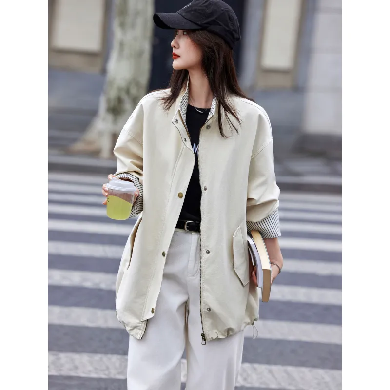 A Paradise For Awakening Trench Coat Women's-3