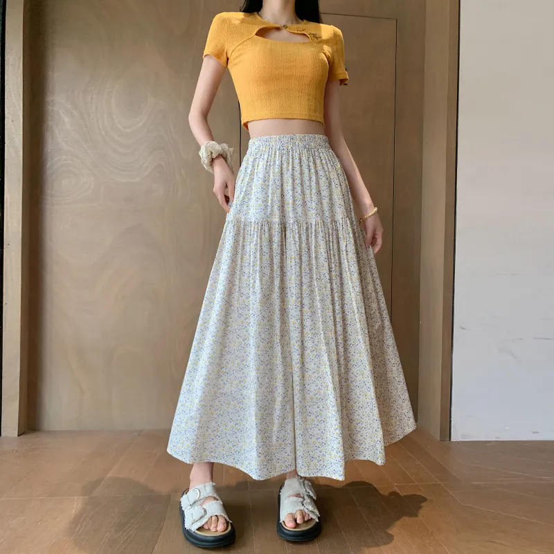 A Paradise For Awakening Casual Long Skirt Women's-4