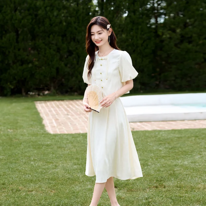A Paradise For Awakening Skirt Set Women's Beige-2
