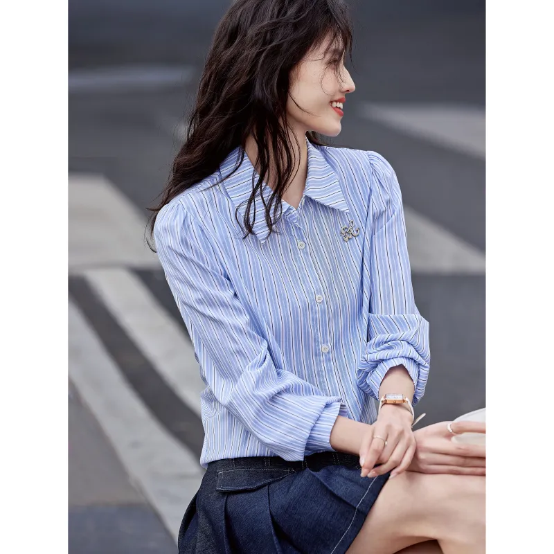 A Paradise For Awakening Shirt Women's Blue-4