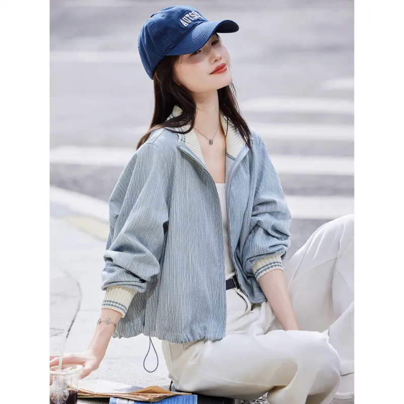 A Paradise For Awakening Jackets & Coats Women's Blue-3