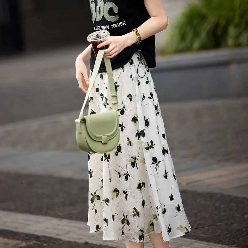 A Paradise For Awakening Casual Long Skirt Women's Ecru-2
