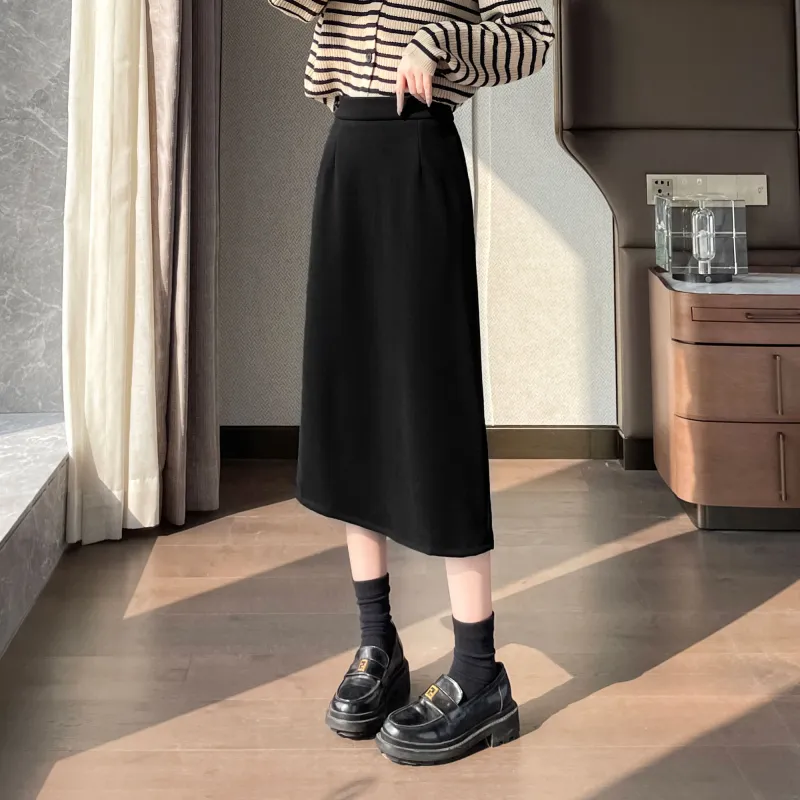 A Paradise For Awakening Casual Long Skirts Women's-10