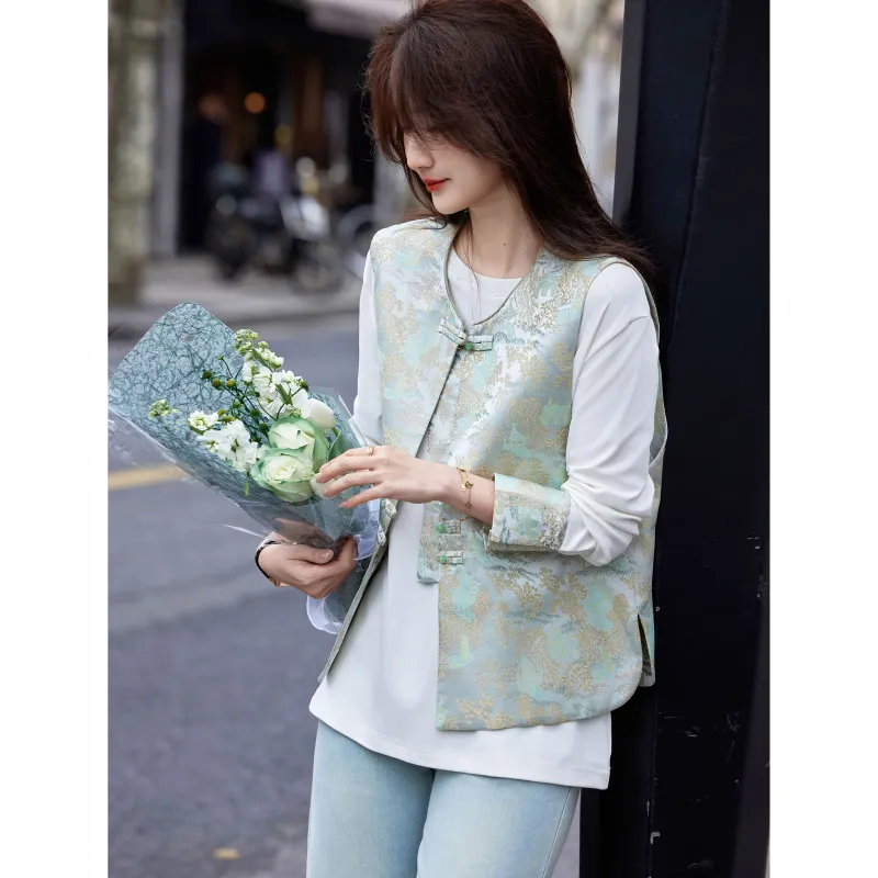 A Paradise For Awakening Casual Suit Women's Green-5