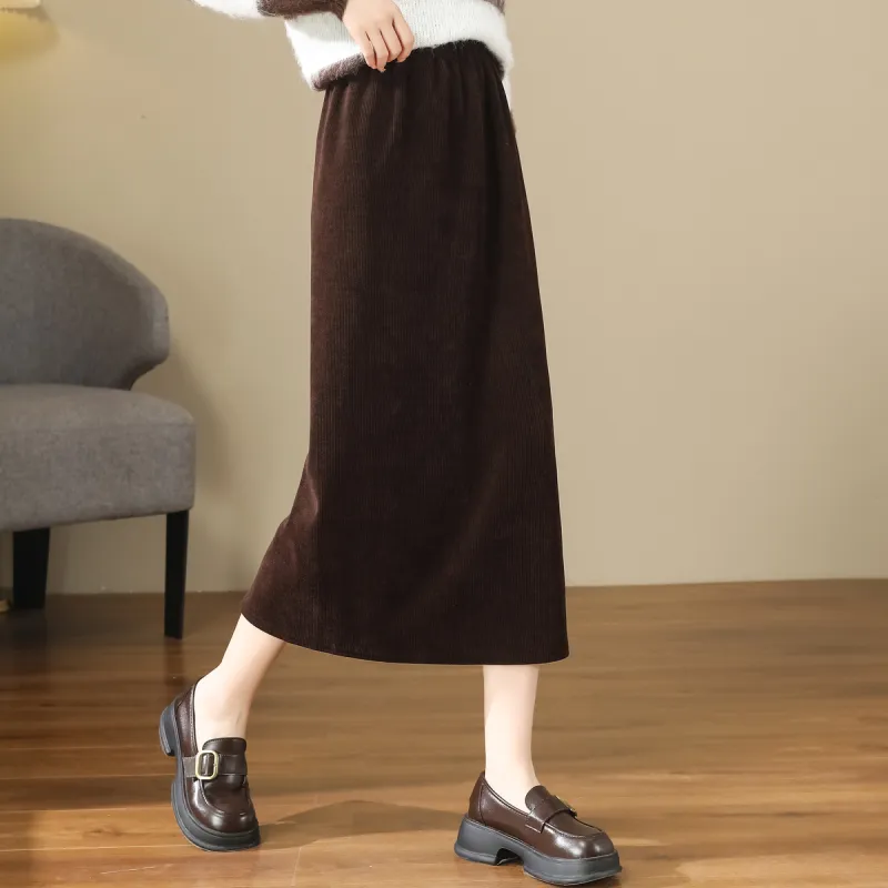 A paradise for awakening Casual Long Skirts Women's-4