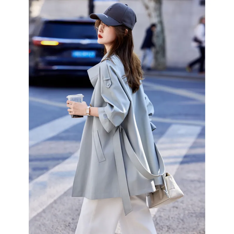 A Paradise For Awakening Trench Coat Women's-3
