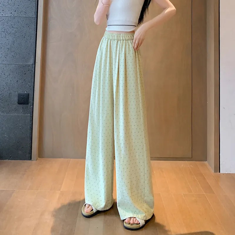 A Paradise For Awakening Casual Pants Women's Yellow-2