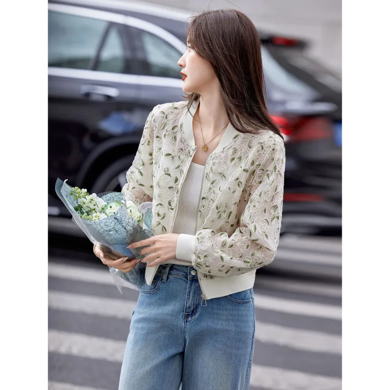 A Paradise For Awakening Cropped Coat Women's Beige Apricot-2
