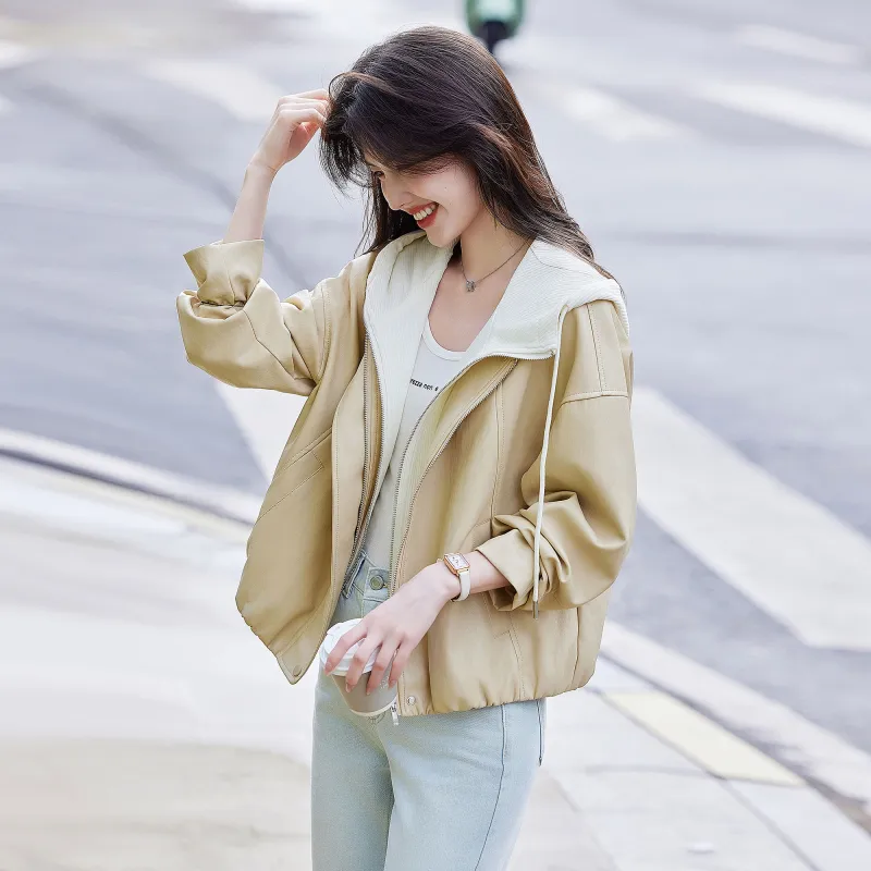 A Paradise For Awakening Cropped Coat Women's Yellow-6
