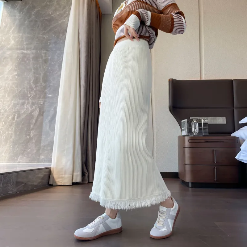 A Paradise For Awakening Casual Long Skirts Women's-3
