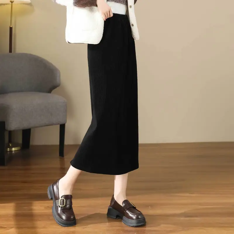 A paradise for awakening Casual Long Skirts Women's-12