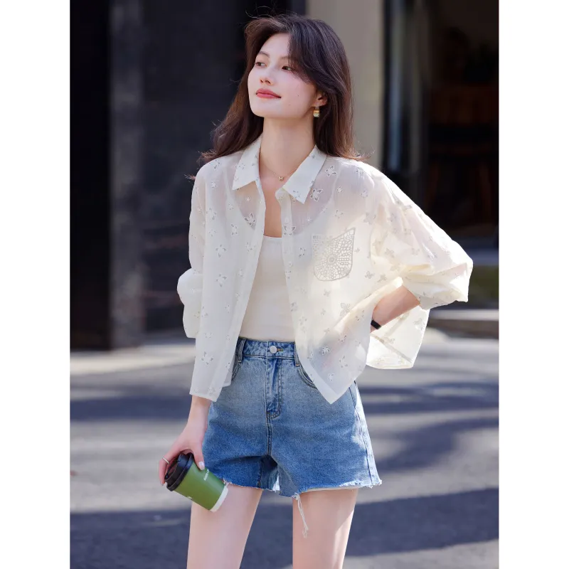 A Paradise For Awakening Cropped Coat Women's Beige-4