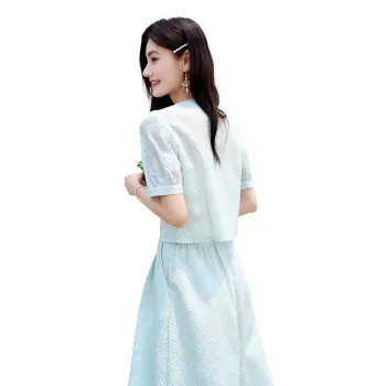 A Paradise For Awakening Skirt Set Women's Blue