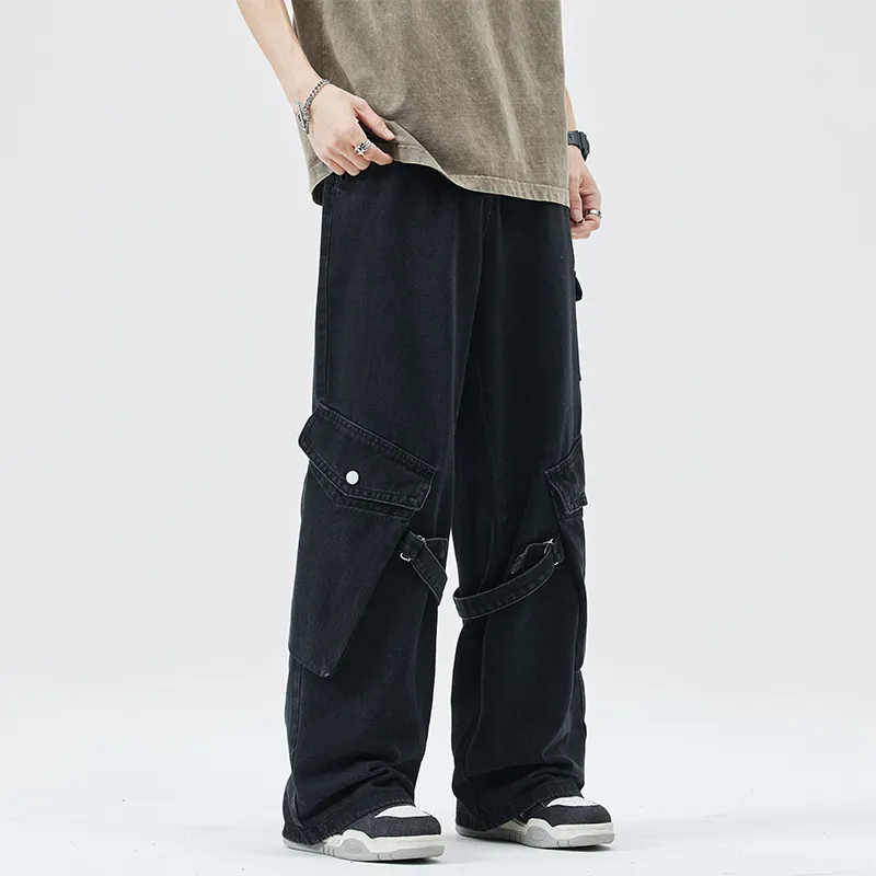 BOTH PLAY Jeans Unisex Black-3