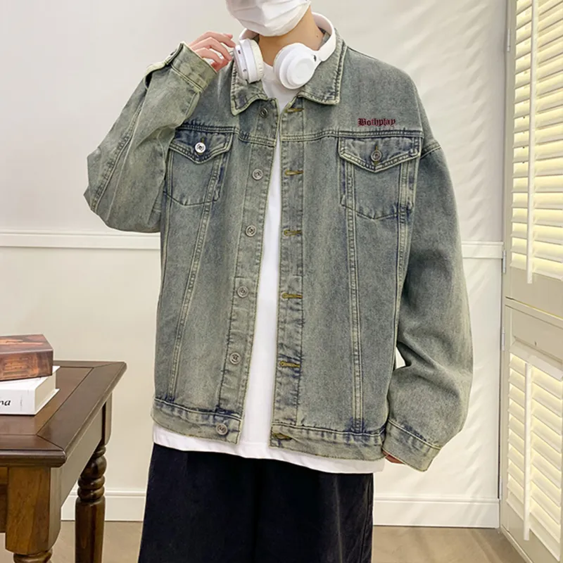 BOTH PLAY Denim Jackets Unisex-19