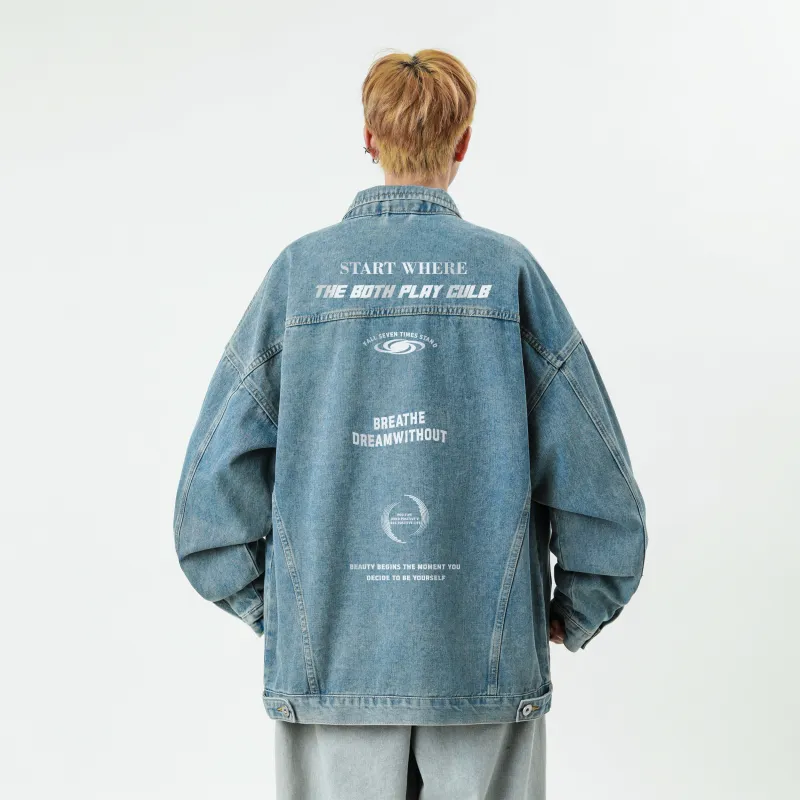 BOTH PLAY Denim Jackets Unisex-13