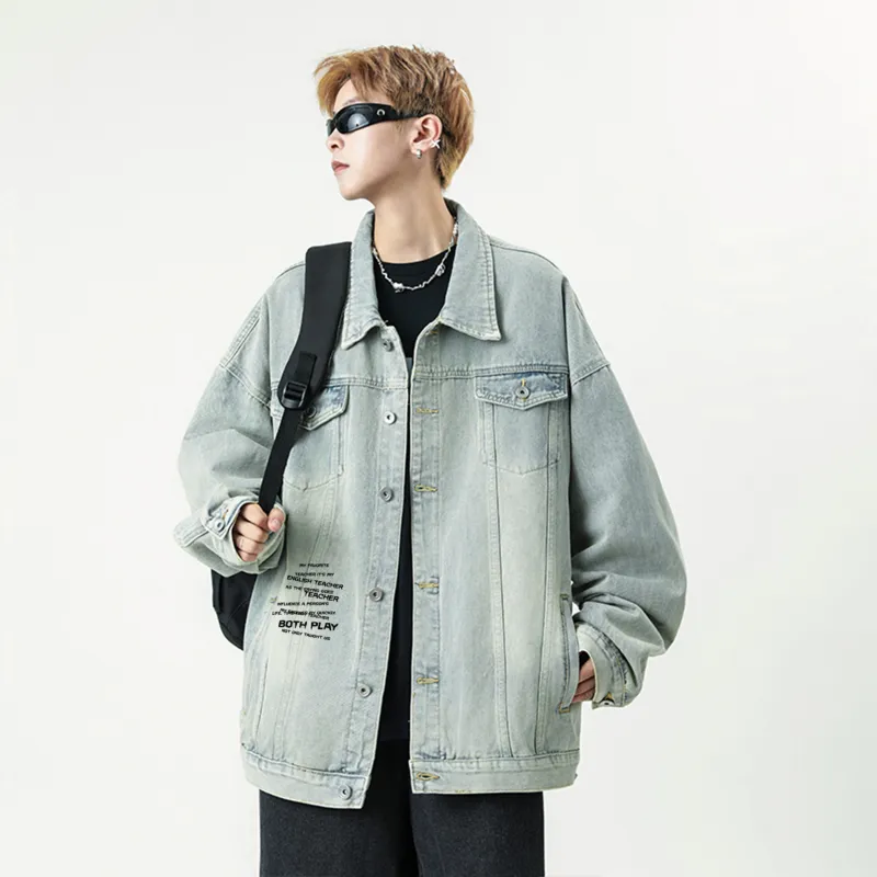BOTH PLAY Denim Jackets Unisex-19