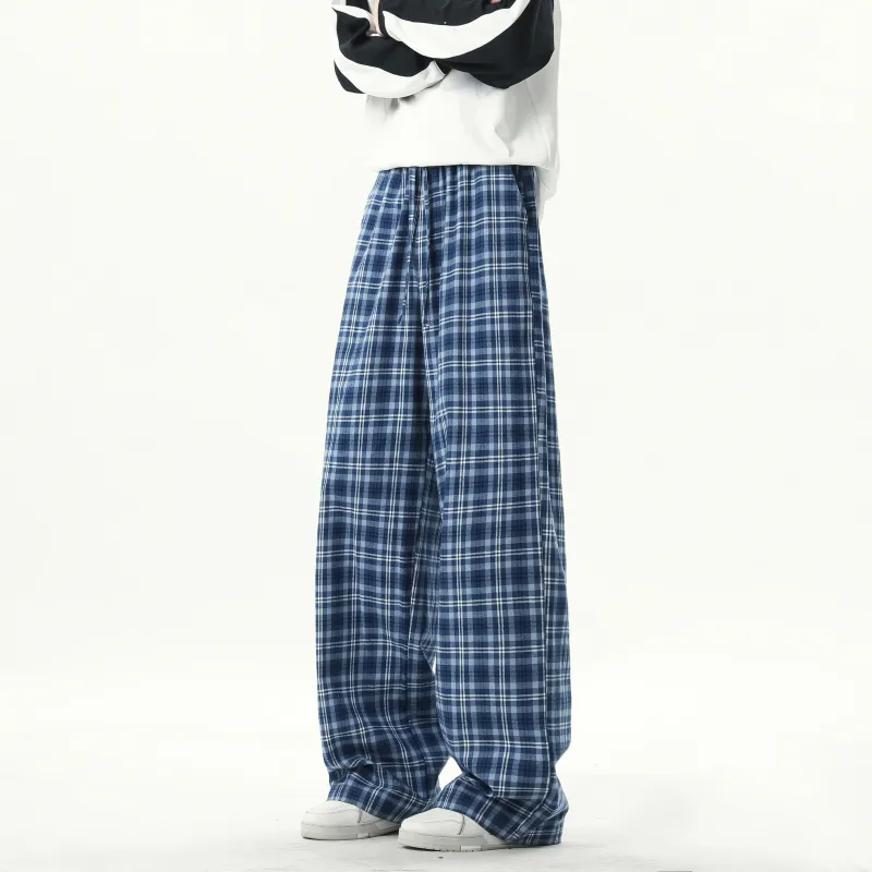 BOTH PLAY Casual Pants Unisex Blue-2