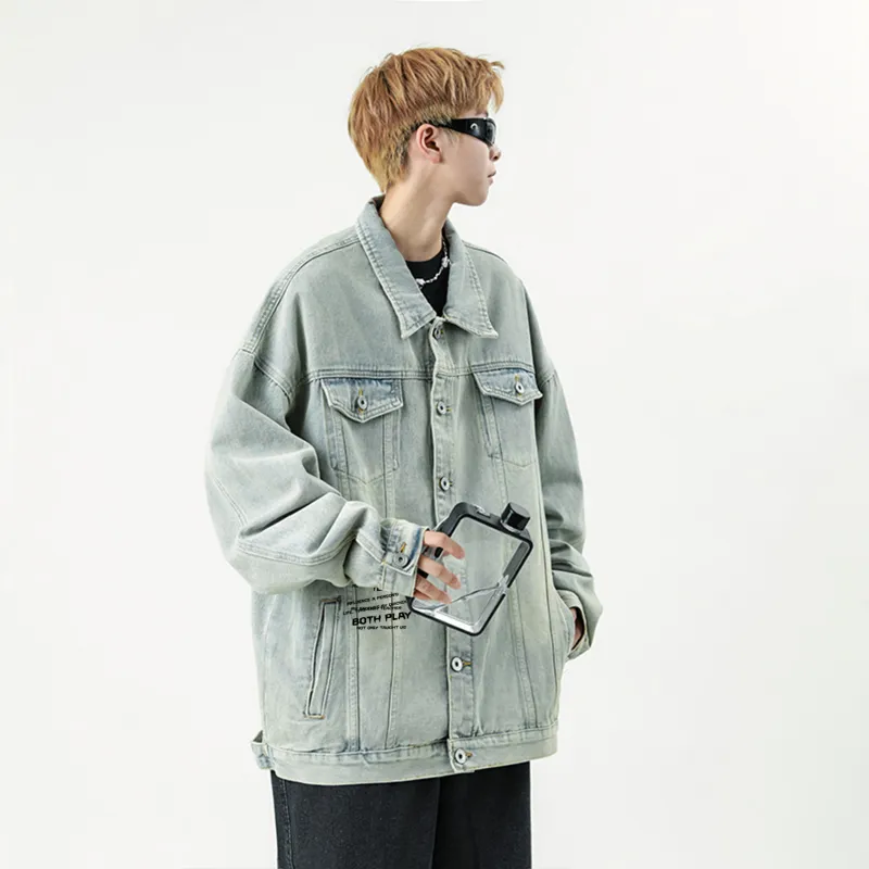 BOTH PLAY Denim Jackets Unisex-17
