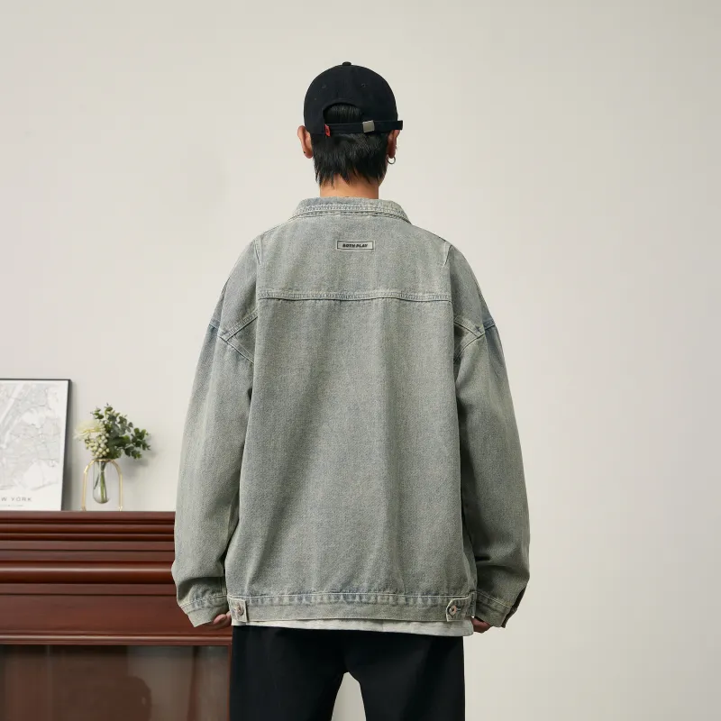 BOTH PLAY Denim Jackets Unisex-2