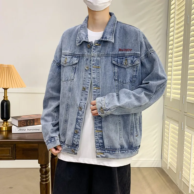BOTH PLAY Denim Jackets Unisex-14