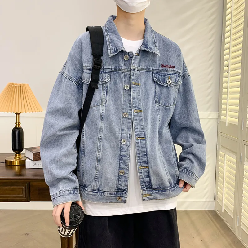 BOTH PLAY Denim Jackets Unisex-13