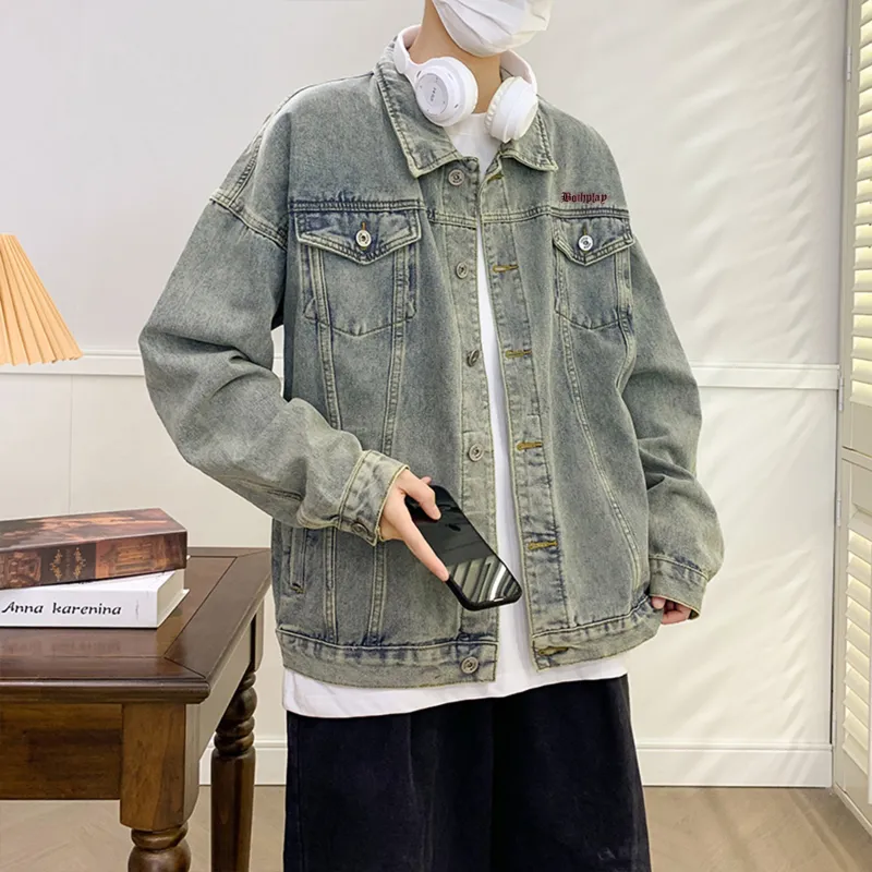 BOTH PLAY Denim Jackets Unisex-21