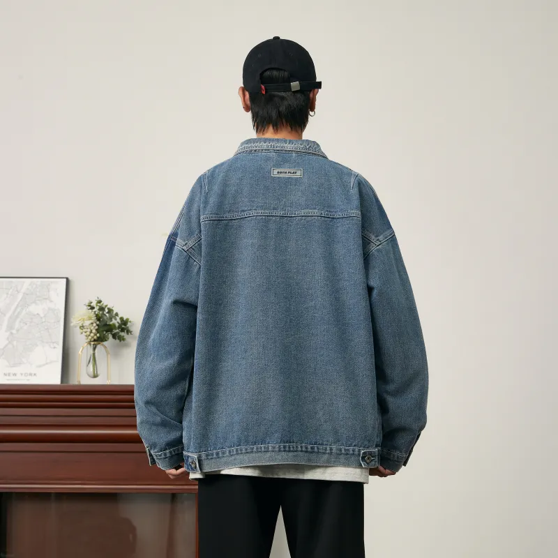 BOTH PLAY Denim Jackets Unisex-5