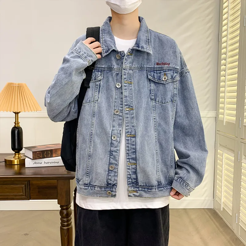 BOTH PLAY Denim Jackets Unisex-15