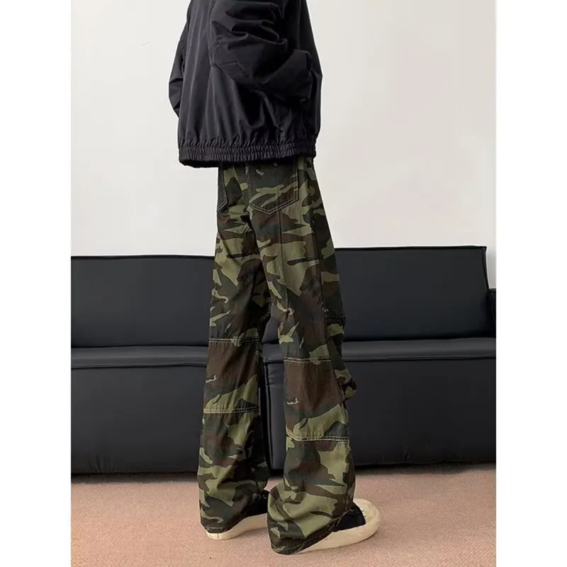 BOTH PLAY Cargo Pants Unisex Camouflage-1