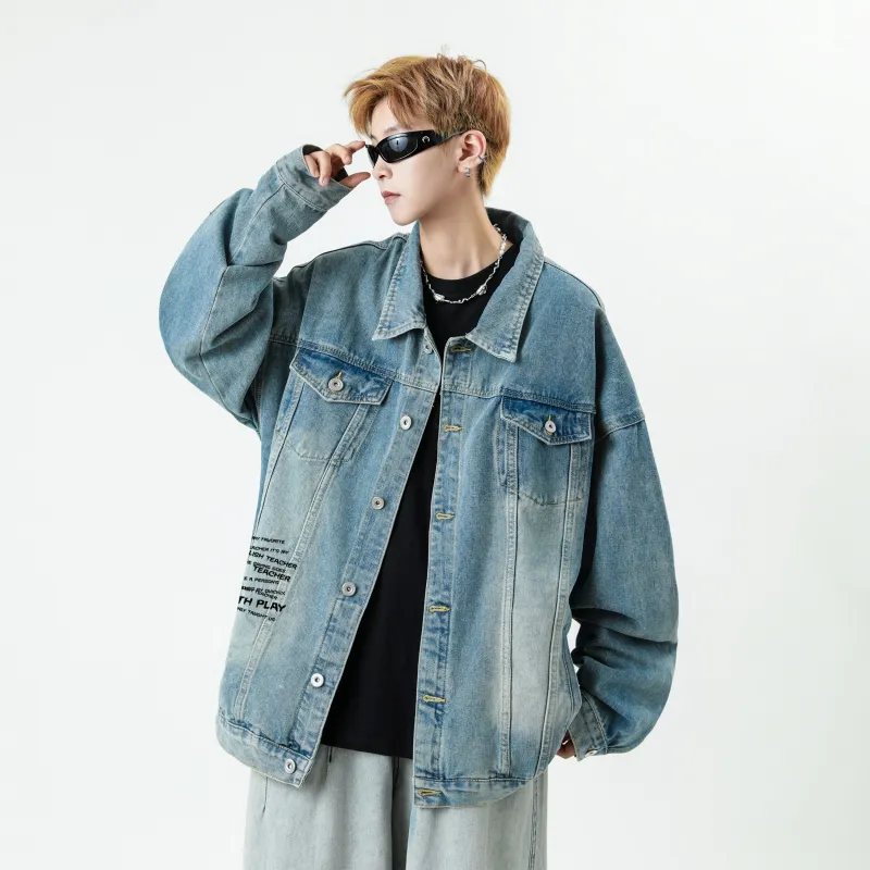 BOTH PLAY Denim Jackets Unisex-11