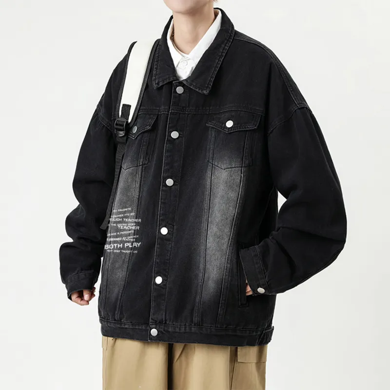 BOTH PLAY Denim Jackets Unisex-3
