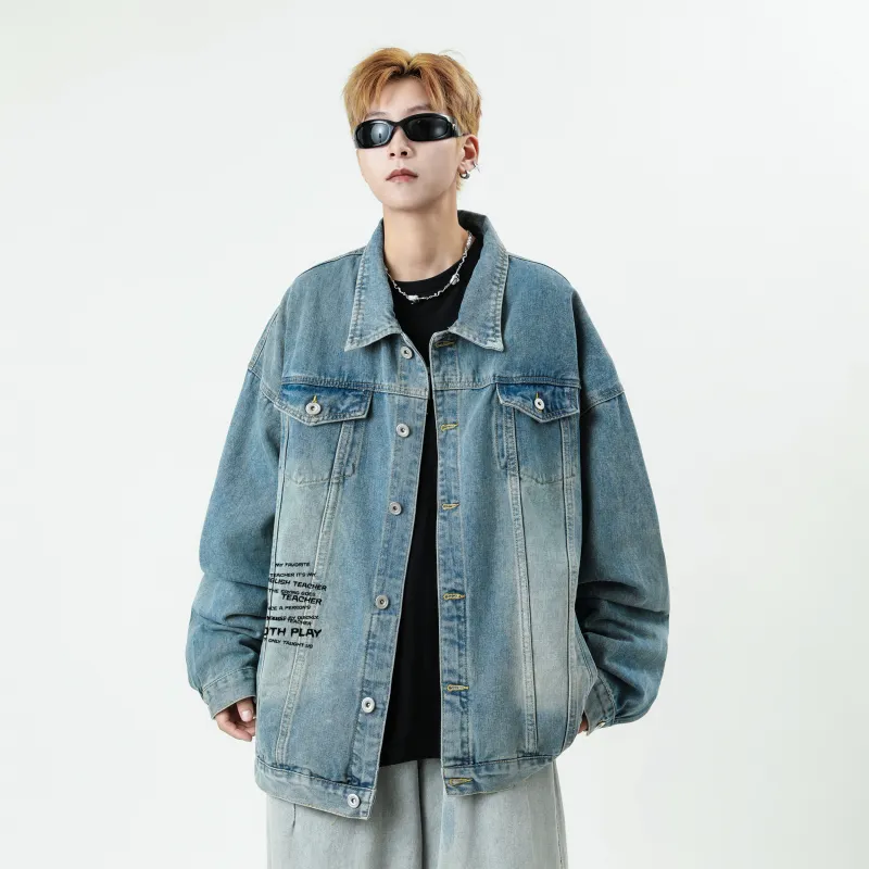BOTH PLAY Denim Jackets Unisex-12